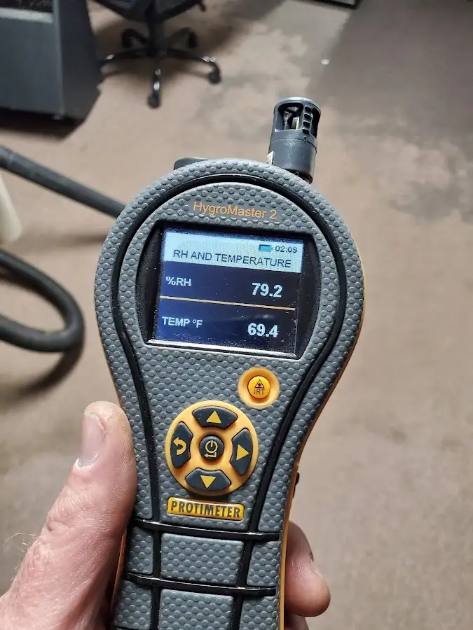 Moisture meter humidity assessment for Fire & Smoke Damage Restoration in Joshua